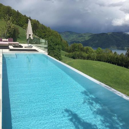 Attersee Luxury Design Villa With Dream Views, Large Pool And Sauna Нусдорф ам Атерзее Екстериор снимка