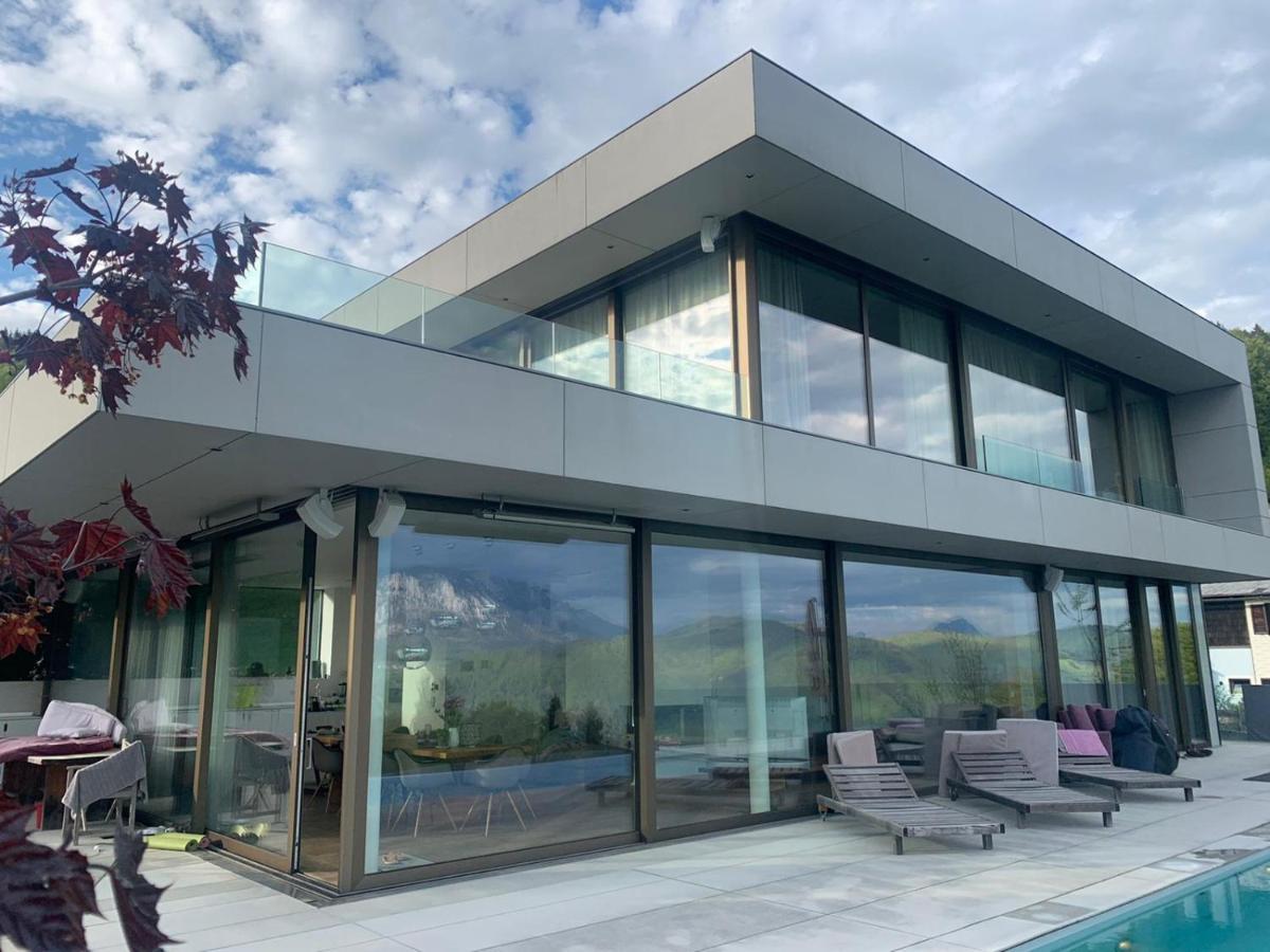 Attersee Luxury Design Villa With Dream Views, Large Pool And Sauna Нусдорф ам Атерзее Екстериор снимка