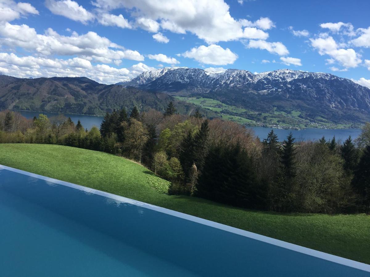 Attersee Luxury Design Villa With Dream Views, Large Pool And Sauna Нусдорф ам Атерзее Екстериор снимка