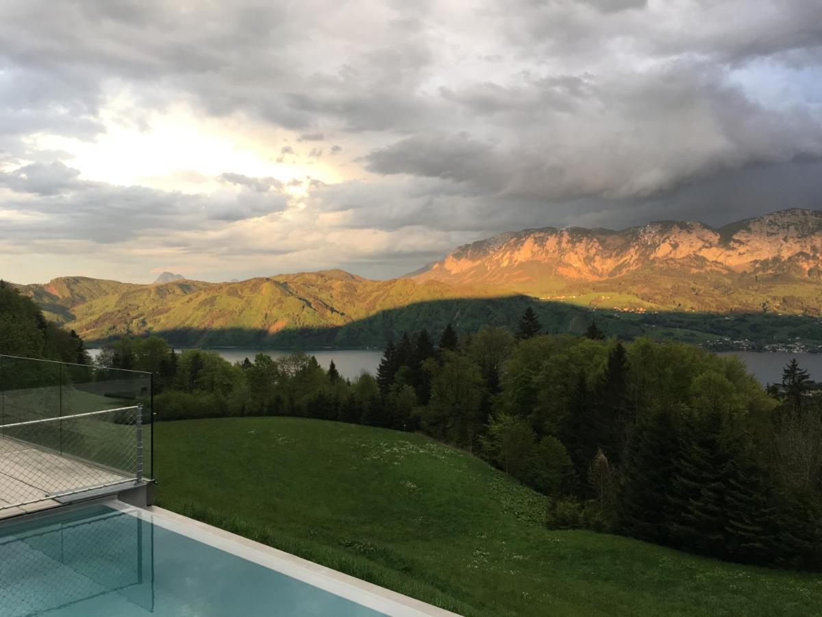 Attersee Luxury Design Villa With Dream Views, Large Pool And Sauna Нусдорф ам Атерзее Екстериор снимка