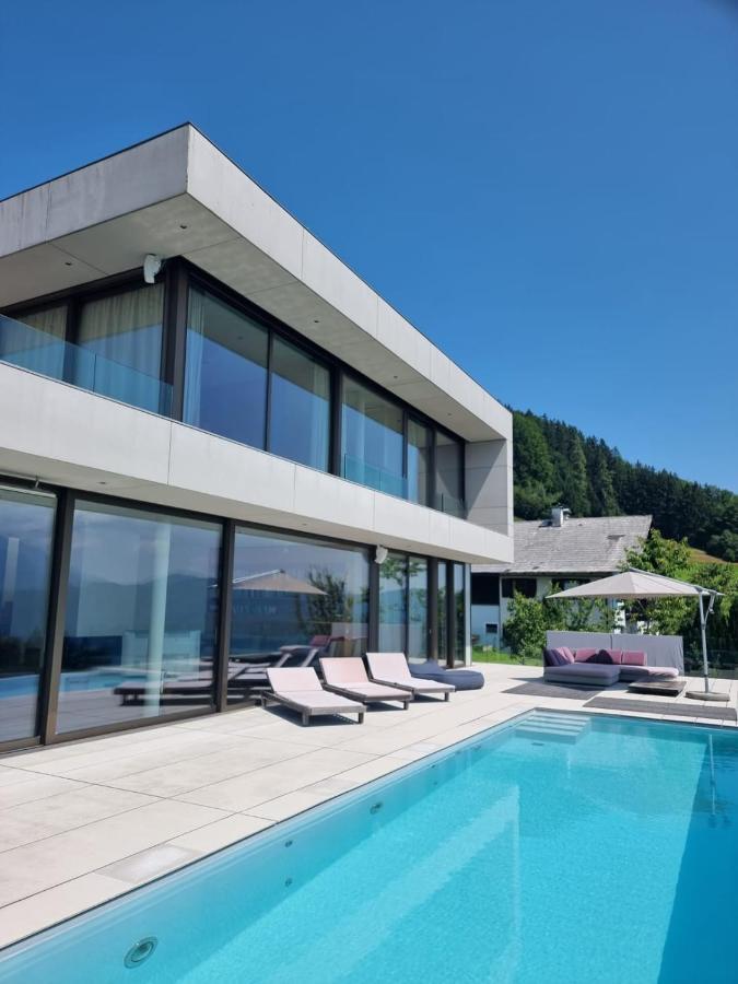 Attersee Luxury Design Villa With Dream Views, Large Pool And Sauna Нусдорф ам Атерзее Екстериор снимка