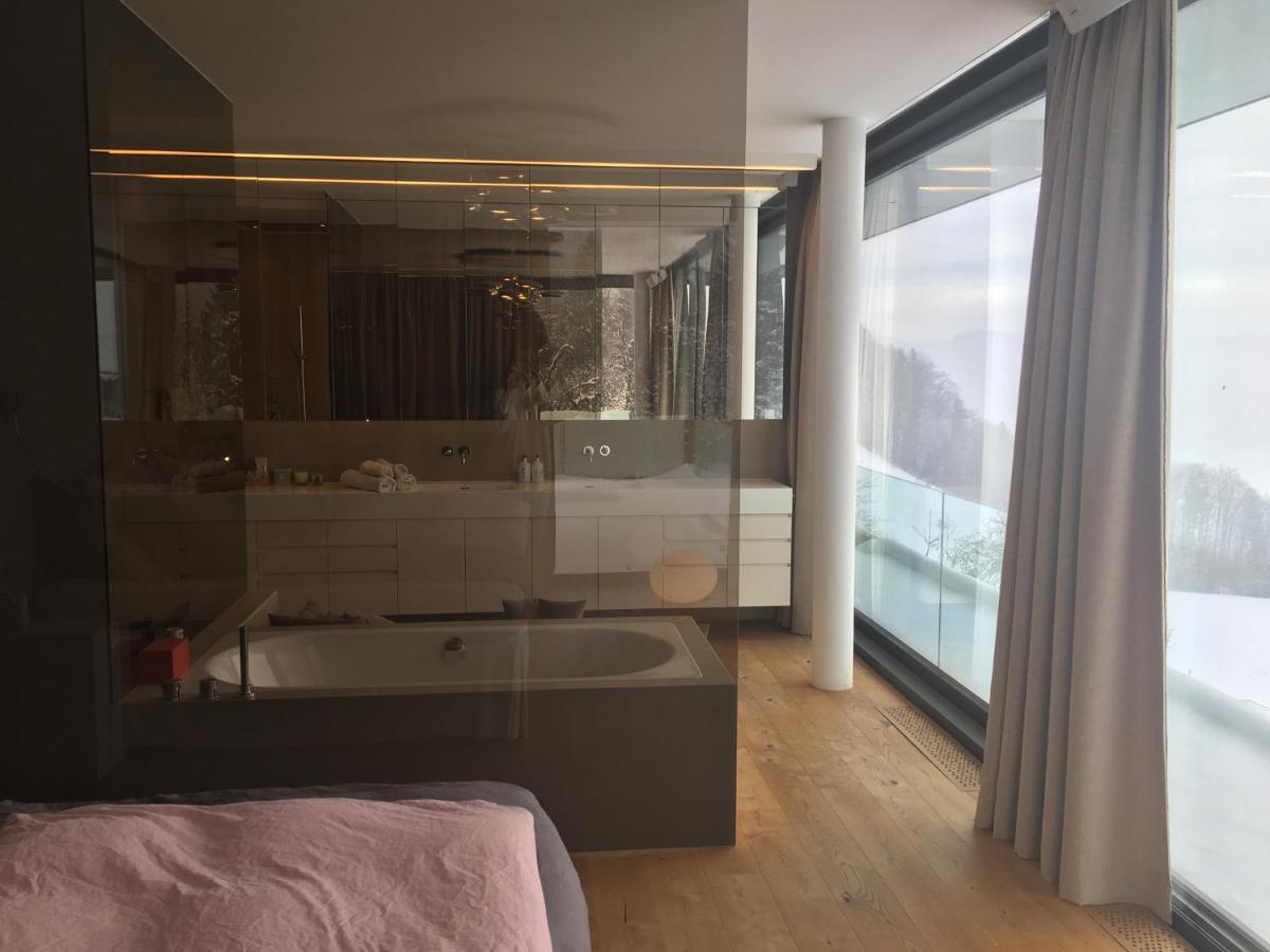 Attersee Luxury Design Villa With Dream Views, Large Pool And Sauna Нусдорф ам Атерзее Екстериор снимка